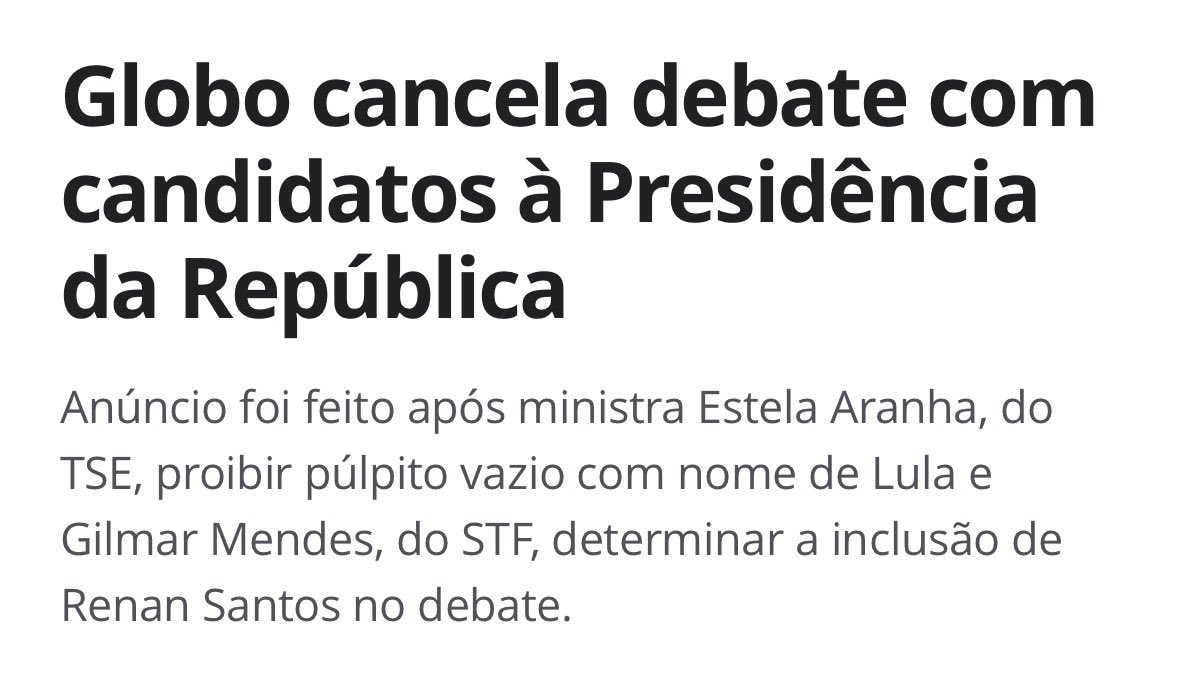 KriskaCarvalho's tweet photo. Globo mais arregona que o Flávio Bolsonaro arregão! A Rede Globo mesmo, que acabou de cancelar o debate porque não vai ter o palco que queria para detonar o presidente Lula sem ele estar presente.

Renan vai participar e Flávio desistiu. Então a Globo vai se colocando naquele lugar que a gente sabe muito bem qual é, né? Do golpismo covarde e amador.

Parabéns. Parabéns aos envolvidos. Que vexame!