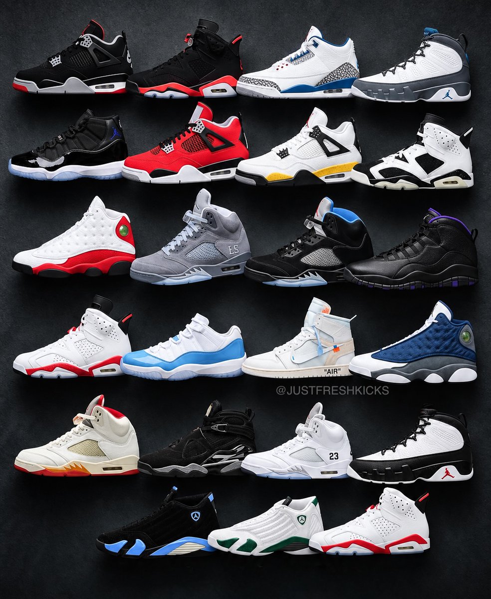 JustFreshKicks's tweet photo. BREAKING: Nike is cutting back on Air Jordan Retro releases in 2027 👀📉

After averaging roughly 10 Retro drops a month — and as many as 19 in one month — CEO Elliott Hill says Jordan has been oversupplying the market. https://t.co/BEHEbze45W