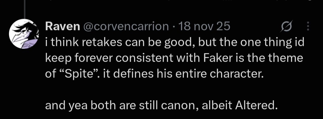 acarameladabond's tweet photo. @woicht38 @propitusa La temática entera y la palabra que mejor describe a faker y toda su historia es el odio, literal el bicho es odio puro. https://t.co/skEFZd4XQq