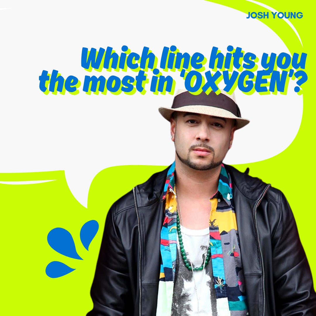 JYOUNGMUZIC's tweet photo. Which line hits you the most in ‘OXYGEN'? Drop your favorite.

https://t.co/quV7CTkSeP

#FanLove #FeelTheMusic #JoshYoung #BluePieRecords #Oxygen #RnBMagic #RnBCommunity #RnBSoul #RnBArtist #SoulfulVibes #RnBVibes #SpotifyRnB https://t.co/PHW5ruO7Lw