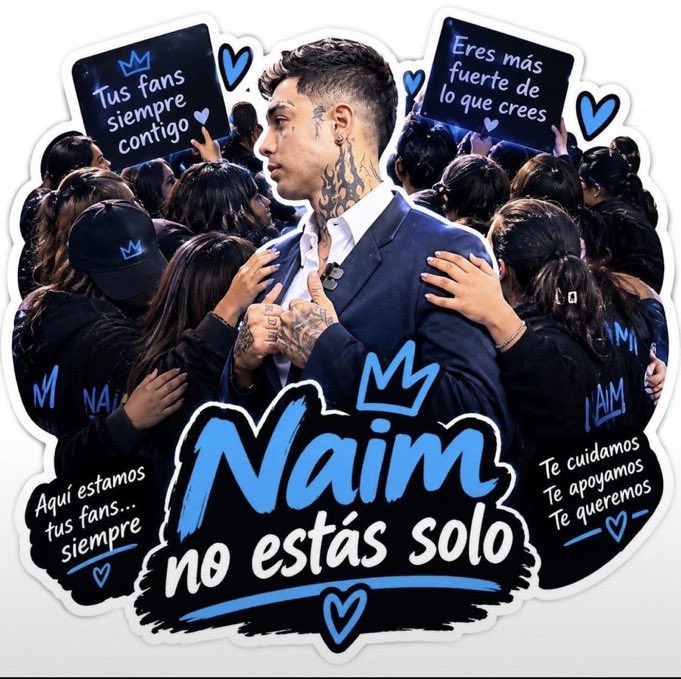 Valemariy7's tweet photo. Aun que todos te dejaran, yo no lo aria porque una bandida de Naim Fandom oficial no se rinde fácil #NaimEstamosContigo https://t.co/CJEHshQV2y