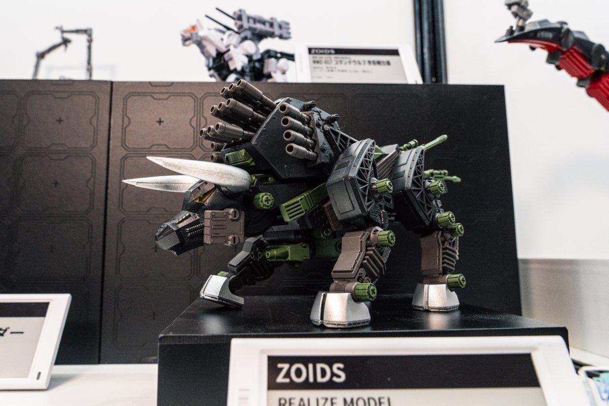 zoids_official's tweet photo. ━━━━━━━━━━━━━━━━━

REALIZE MODEL SERIES

RMZ-027 ディバイソン トーマ仕様

第64回全日本模型ホビーショー
にて展示中

━━━━━━━━━━━━━━━━━ https://t.co/bKF4NANL2A