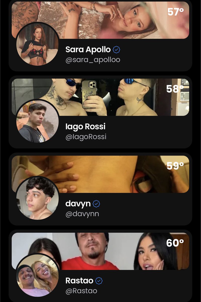 _MarceloAcosta's tweet photo. esses dias entrei no Top 41º do privacy🧡
logo em baixo tava o @davynsilva 🧩 será que pede uma collab gente? https://t.co/lOQtOsbscf