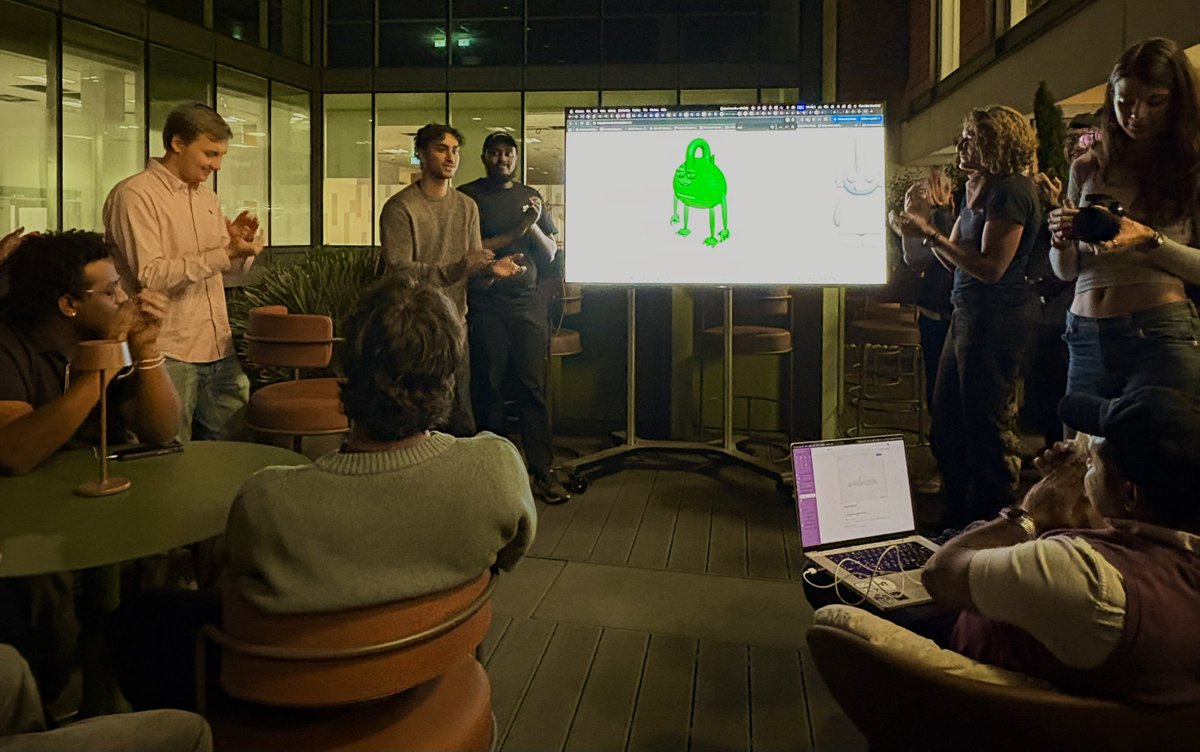 arukanism's tweet photo. @cognition meetup london: design the best keychain with devin

someone made a mike wazowski meme lmao

ty @ZakeeAbdi @Naseem9brev @lnv007 @dabit3 https://t.co/n8Kr3geq1N