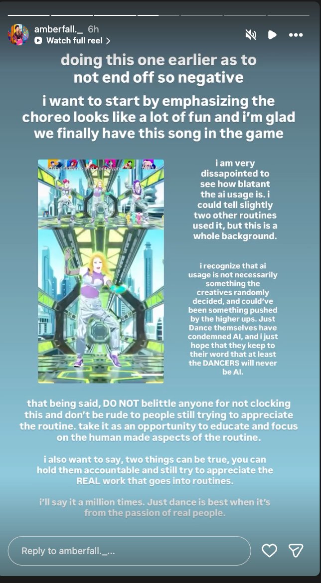 tgzerosugar's tweet photo. @justdancegame I just saw this after making my post but I completely agree with Amberfall here it sucks so fucking bad dude just dance has always been a creative game made by creative people and to take that away is so fucking sad https://t.co/DqdU5HLvHj