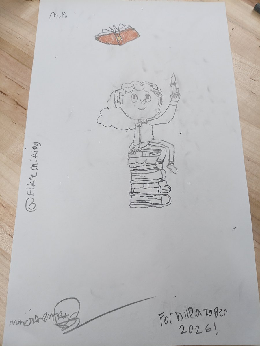 FikreMikias's tweet photo. Hildatober, Prompt: Illusions Frida Is Trying to Do Special Spells On Magical Books! 📚🪄#hildaedit #hilda #hildaart #hildaanimation #hildafanart #hildaseries #hildanetflix #hildaillustration #artofhilda #hildacommunity #inktober2026 #animationfan #illustration #hildatober https://t.co/zxEIyZXcCl
