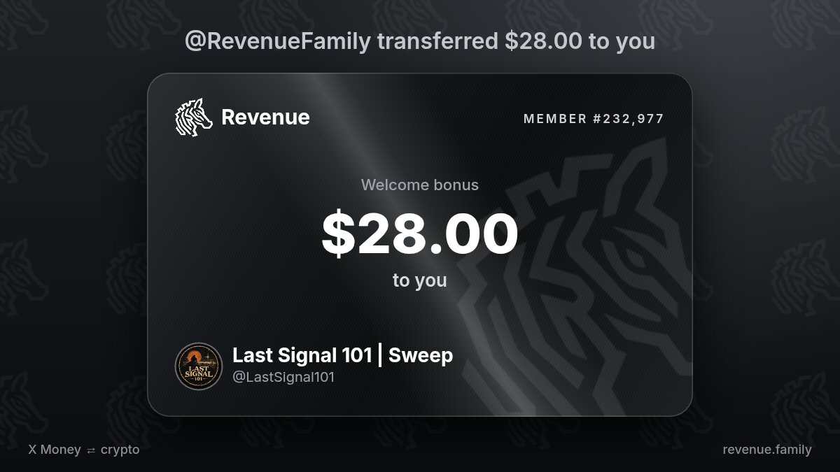 LastSignal101's tweet photo. Open na ulet! 2 days nalang pwede na ang swap/withdraw 💯

Connect your X account 👇 

🔗 https://t.co/hBFnIYWvHf

-Do the social tasks
-No KYC needed
-Done
@RevenueFamily https://t.co/OkT5RYtnKK