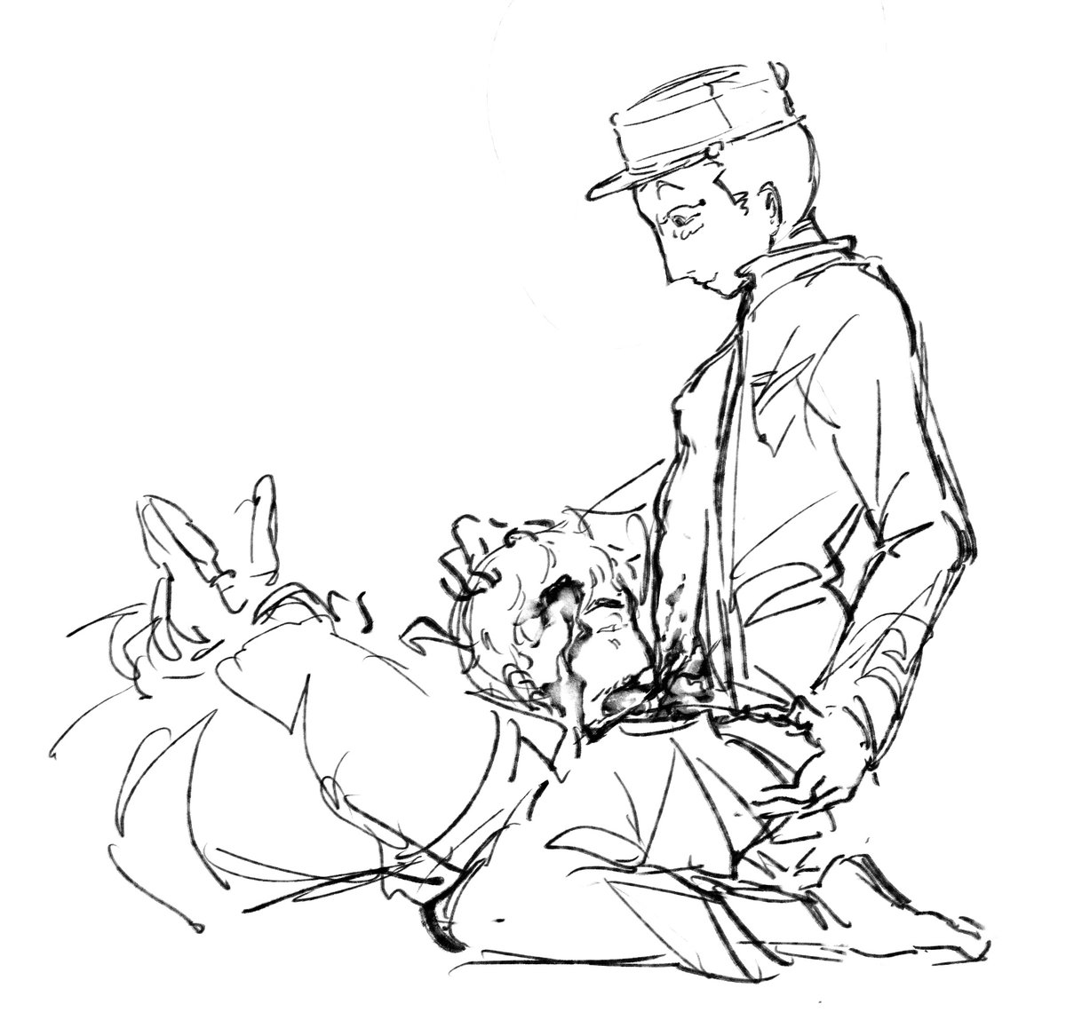 plasticsard1nes's tweet photo. kinktober day 1 :)) battlefield blowjobs (+ necro) https://t.co/koV64xYLqG