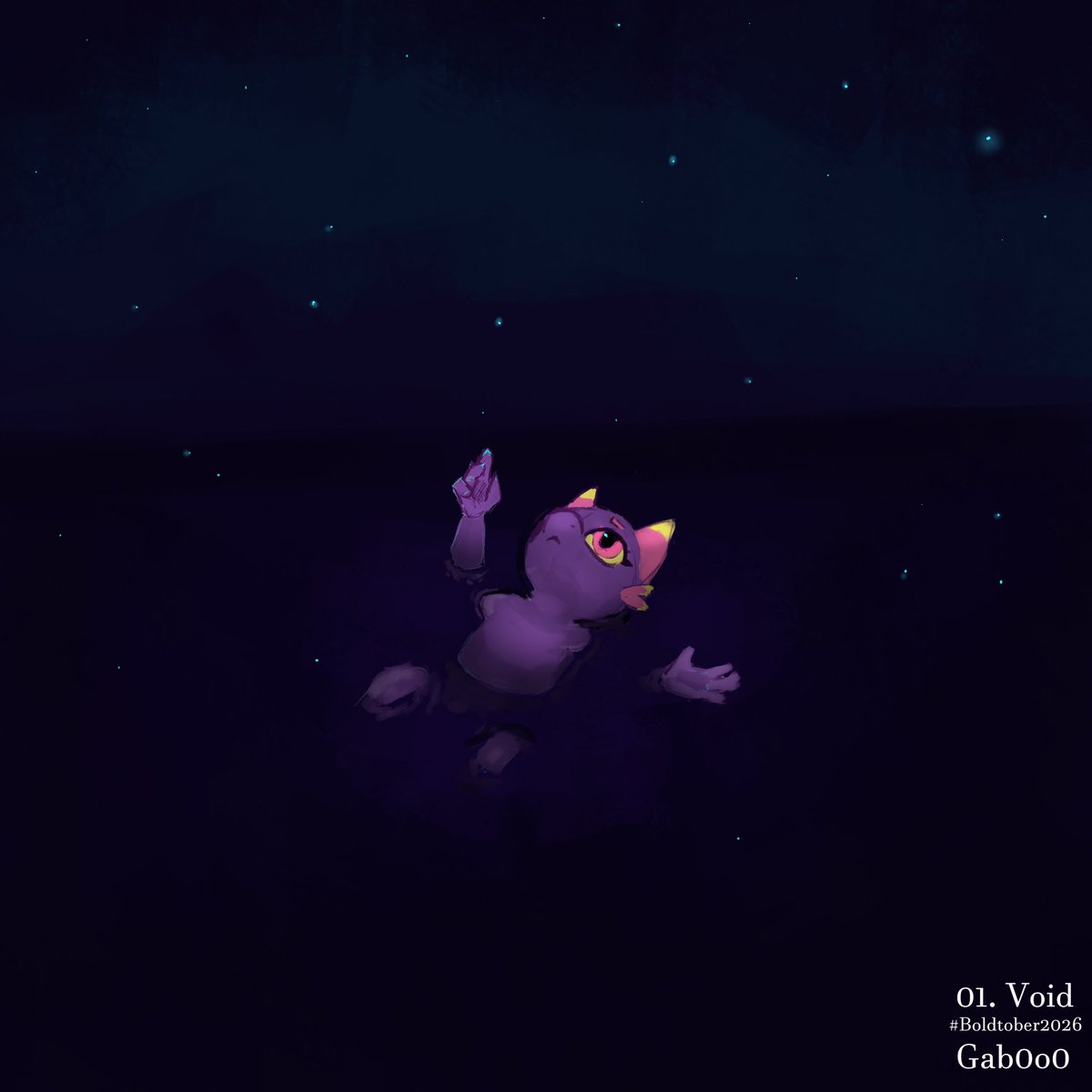 knightGabsVTT's tweet photo. Lets do this for real this year!! 

#boldtober2026 
01. VOID https://t.co/0aadCDqMpJ