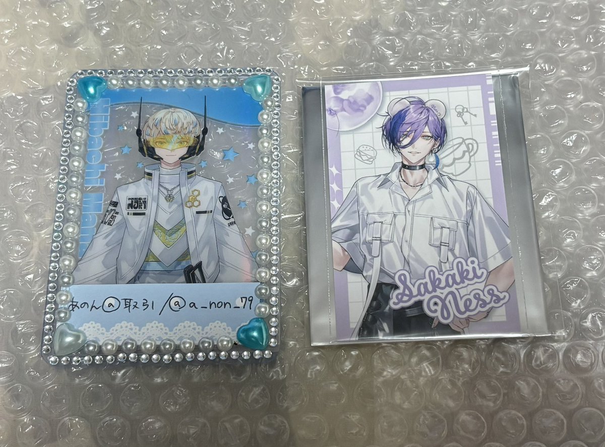 a_non_79's tweet photo. 再掲

【交換】にじさんじ／3SKM／コスモワールド／ランダムカード

譲→画像1枚目
求→画像2枚目

郵送にて承ります。
プロカをご一読の上、検索から気軽にお声かけください。 https://t.co/eJEJnAeeNO