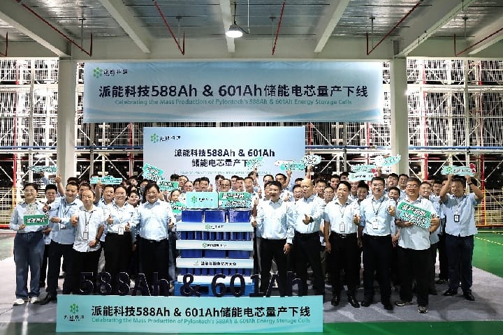 WilayahMy's tweet photo. Pylontech Begins Mass Production of 588Ah and 601Ah LFP Cells for Utility-Scale Battery Storage dlvr.it/TVksXp #BatteryStorage #EnergyInnovation #RenewableEnergy #LithiumIon #UtilityScale https://t.co/4Lg3Bi1dic