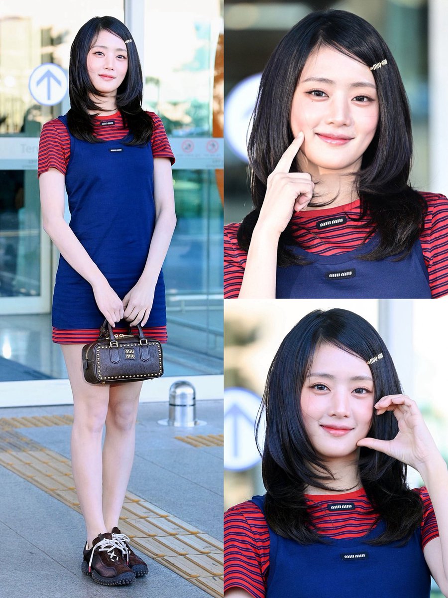 hourlyminniee's tweet photo. MINNIE AT THE AIRPORT 

MINNIE TO MIUMIU PFW
#MIUMIUxMINNIE https://t.co/wvn2Hy2Ljh