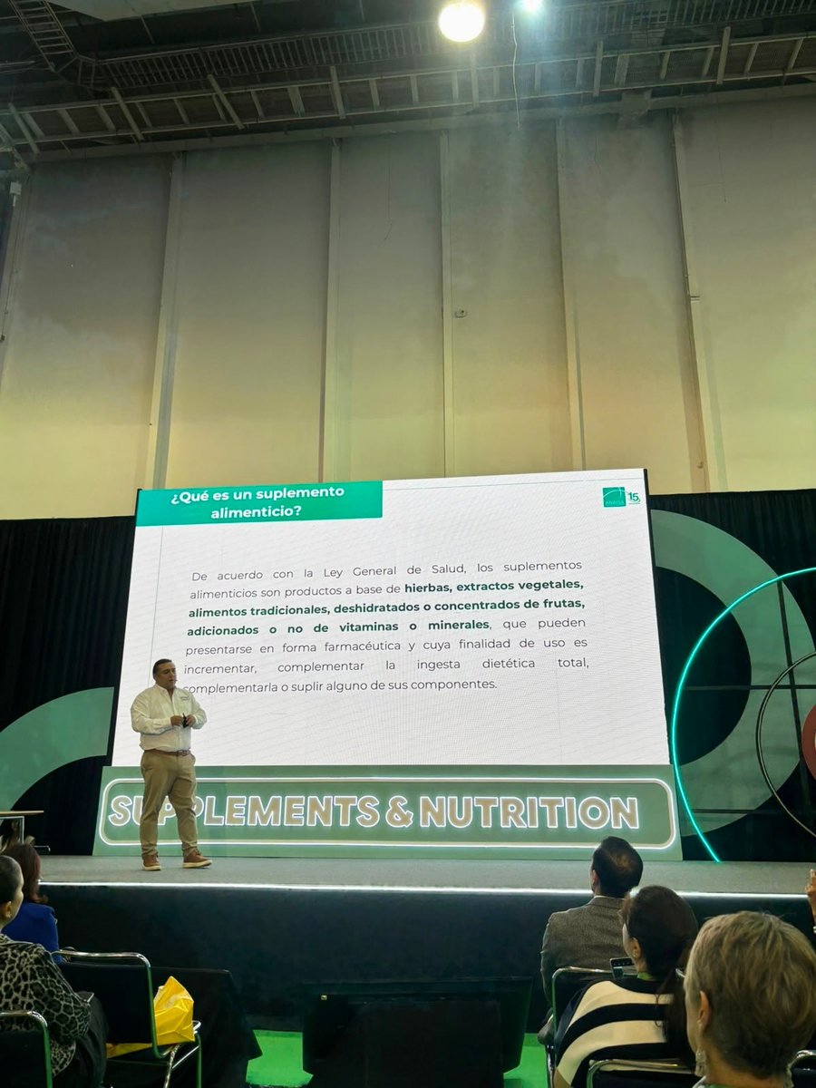 ANAISA_Mx's tweet photo. Así vivimos el Supplements & Nutrition Congress en el @ElFoodTech 👏👏
Distintas perspectivas sobre innovación, regulación, nutrición y evolución de la industria de suplementos alimenticios 💊
#tftexpo2026 #anaisa #suplementosalimenticios #diálogo #expo https://t.co/Ohjg0qJsZN