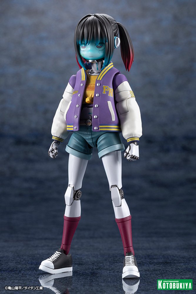 kotobukiya_p's tweet photo. 【初公開情報 予約受付開始】
『銀河特急 ミルキー☆サブウェイ』よりプラモデル「チハル」のデコマスを初公開！ さらに会場では「マキナ」のデコマスも展示中です✨

「マキナ」は10月6日（火）午前11時より予約受付開始です。よろしくお願いします！

#ミルキーサブウェイ #コトブキヤHS https://t.co/SCE5dPOWIz