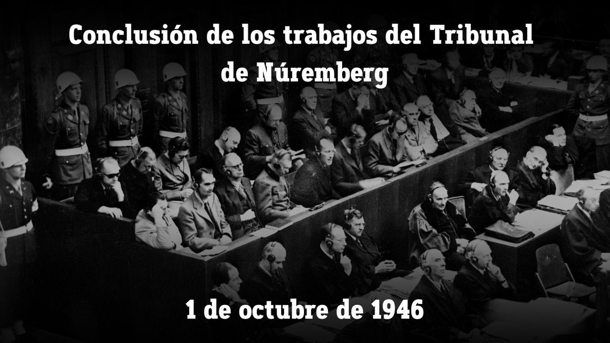 EmbRusiaMexico's tweet photo. 📆 El 1 de octubre se cumplen 80 años de la conclusión de los trabajos del Tribunal Militar Internacional, conocido como el Tribunal de Núremberg, que condenó a los criminales nazis y declaró fuera de la ley y de la moral la ideología caníbal del Tercer Reich, responsable del genocidio del pueblo soviético.

❗️ Sin embargo, 80 años después, la «vacuna» contra el virus del nazismo aplicada por el Tribunal de Núremberg se ha debilitado.

⚠️ Los dirigentes de varios países occidentales promueven políticas de discriminación contra los rusos por motivos de nacionalidad, restringen los derechos y libertades, incluido el acceso a la información, falsifican la historia, justifican y glorifican a los criminales nazis y sus cómplices, destruyen monumentos a los héroes antifascistas, prohíben el idioma ruso y la cultura rusa. En la misma línea, salta a la vista el apoyo de los neonazis de Kiev que llegaron al poder despues del violento golpe de Estado en 2014 y cuyos militares muestran abiertamente símbolos, consignas y saludos de la Alemania nazi. El lema «¡Gloria a Ucrania! — Gloria a los héroes!» fue inventado durante la Segunda Guerra Mundial por colaboradores ucranianos de Hitler como una rima con «¡Heil Hitler — Sieg Heil».

Quien olvida los errores del pasado está condenado a repetirlos