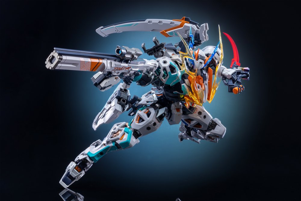 Hexagear_team's tweet photo. 【初公開情報】
コトブキヤ×MOSHOW TOYS
塗装済みアクションフィギュア「ブイトール 陣地突撃型 疾雷（ジィレイ）」製品サンプル初公開！

近日ご予約開始予定です✨
 
#ヘキサギア #コトブキヤHS https://t.co/OAKvxPoPIi