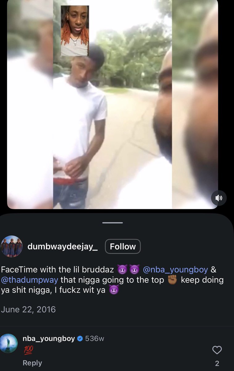 LoyalBrothers's tweet photo. Rare Photo of NBA YoungBoy on FaceTime with NBA Big Dumps Homie “deejay” NBA YoungBoy Responded to the post with a “💯” emoji 🤧 RIP DUMP💚 https://t.co/qUKSzMcCsM