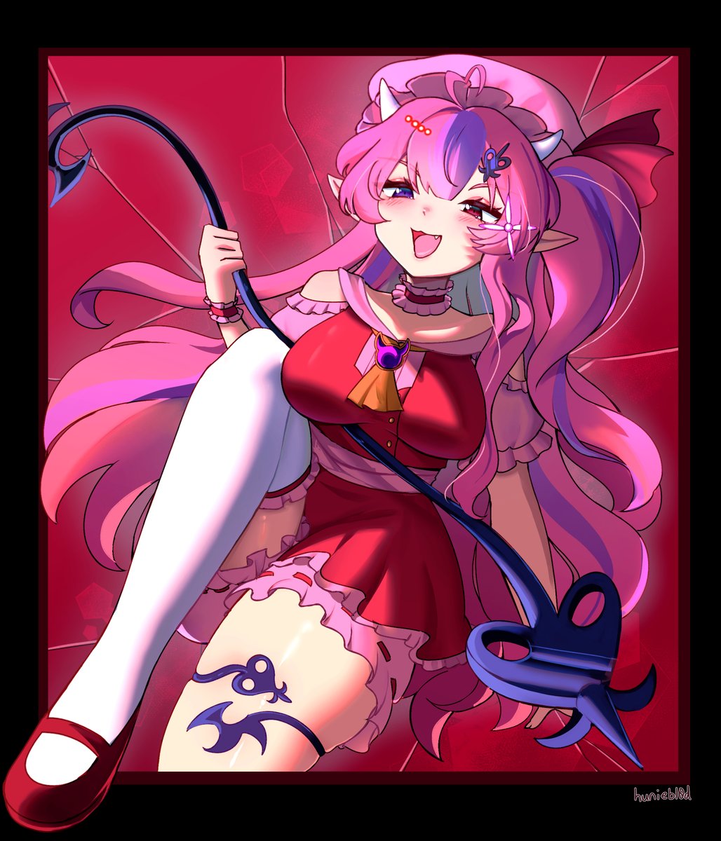 huniebl0d's tweet photo. October's here, have a Mousey in touhou cosplay! 🩷 Idk if she's played but I love her bad apple cover #ironmouseart
*reuploaded to fix a mistake I'm sorry- https://t.co/uJ0pQuCP5T