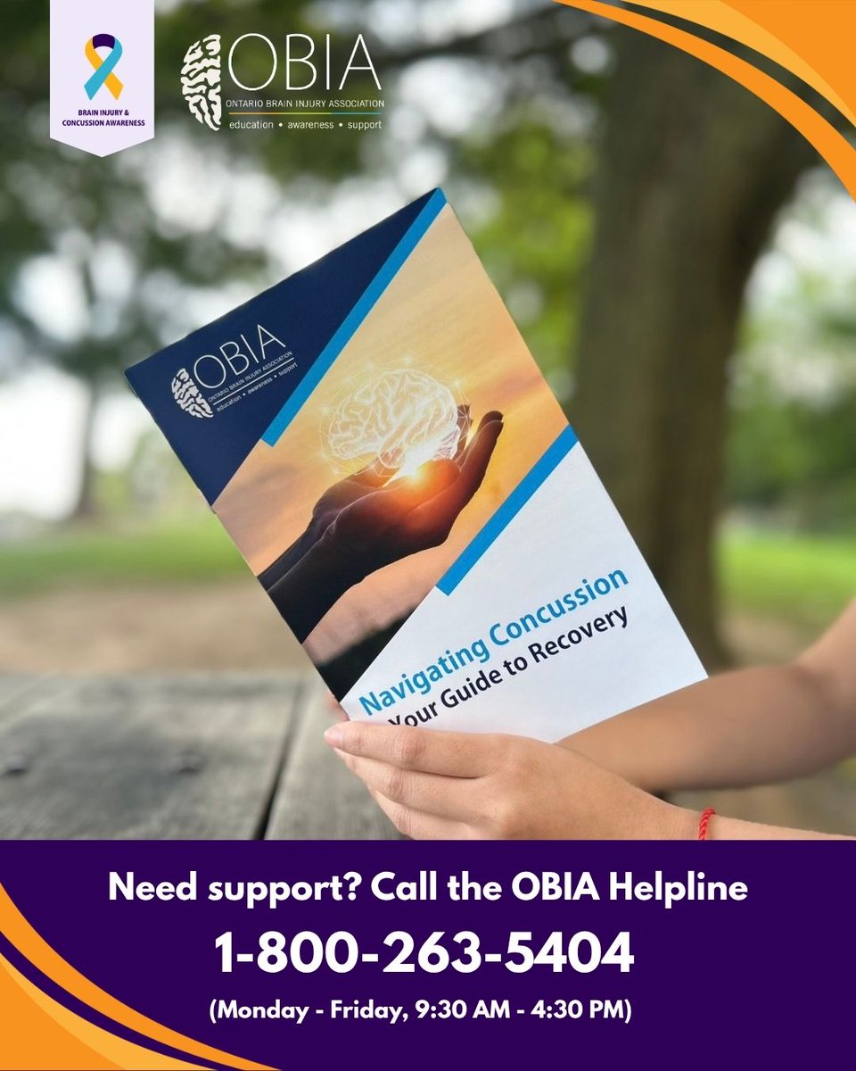 OntarioBIA's tweet photo. ๐ Thursday Check-In | Concussion Awareness Week
Concussion symptoms arenโt always visible. Take a moment to check in with yourself or someone you care about.
๐ OBIA Helpline: 1-800-263-5404
#ConcussionAwarenessWeek #ThursdayCheckIn https://t.co/QfqevCw7iq