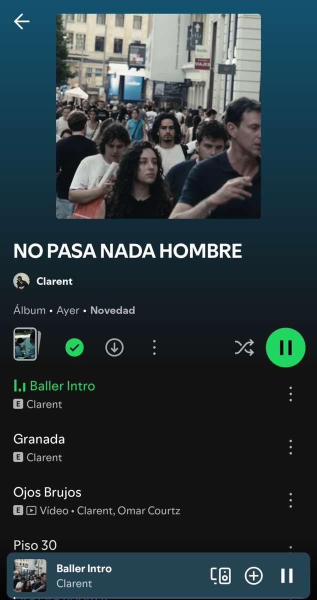 Fuentes_Genero's tweet photo. 💿 NO PASA NADA HOMBRE

👤 CLARENT

🗓 YA DISPONIBLE https://t.co/uUQrVg3Pha