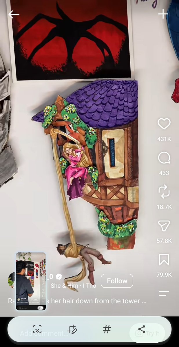 FlavusMold's tweet photo. @thequeenofrust #rapunzel https://t.co/d4SJNcNPm7