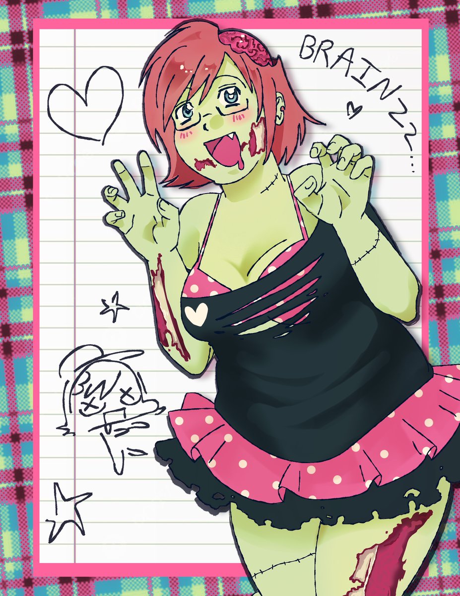 homurae_'s tweet photo. zombie girltrick 4 da first of the month😳 https://t.co/OYc30ggbns