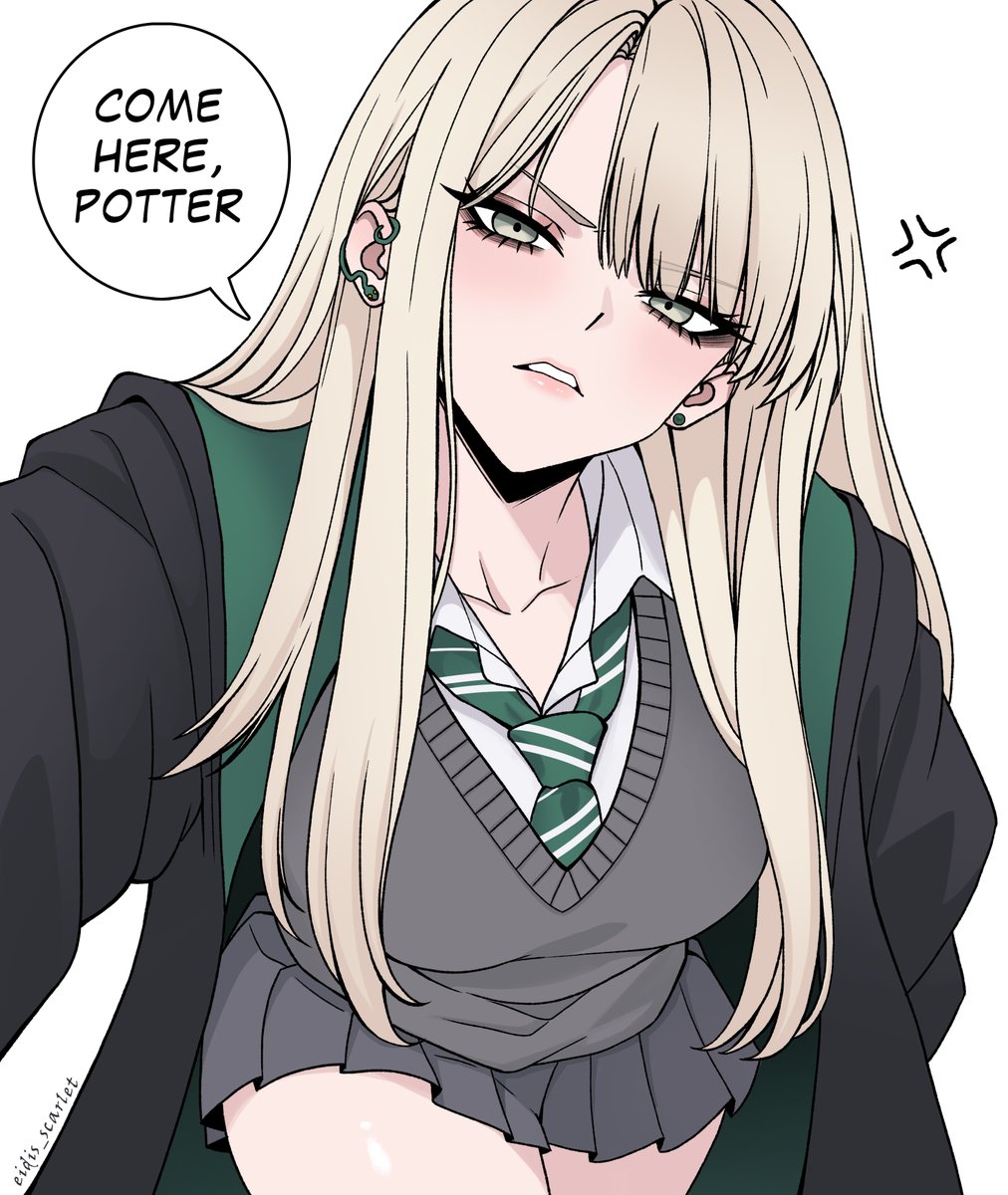 Eidis_Scarlet's tweet photo. Malfoy (or Malfoid?) art was not on my 2026 bingo card, but here it is https://t.co/QQtX8CzkEi