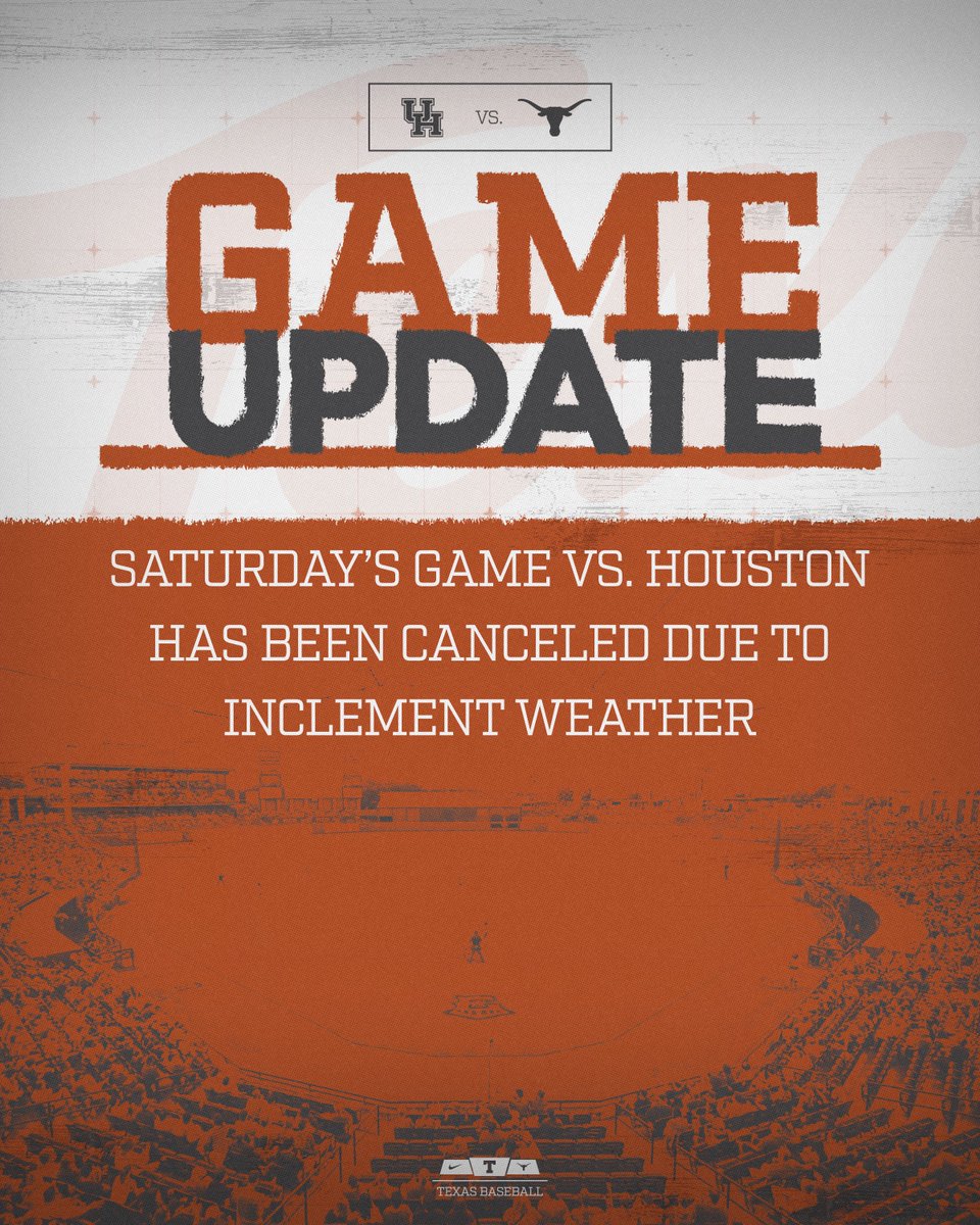 TexasBaseball's tweet photo. stay safe, y’all 🤘

#HookEm https://t.co/vMX7d0yAuF