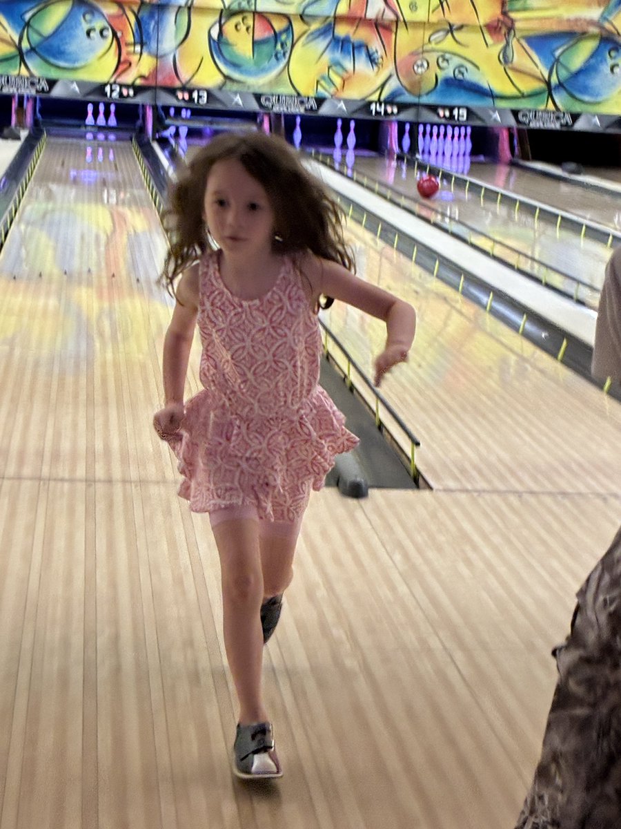 fssdPGES's tweet photo. We had the absolute BEST time taking these little cuties bowling today since they were our top 20 fundraisers!  It was the best time.  We ate a LOT of pizza, had a lot laughs, and bowled until we couldn’t bowl anymore! https://t.co/9fDSXsgizV