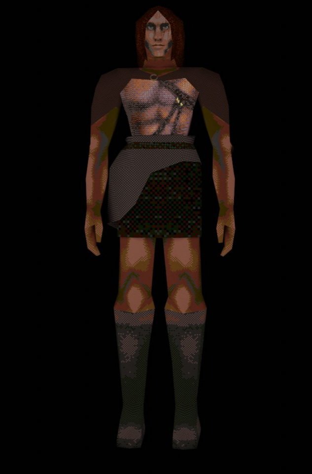 SaejimasBiggFan's tweet photo. PS1 character models of Enki and Ragnvaldr commissioned from @ValerieDusk (these were made in 2022. Maybe I'll finally do Cahara and D'arce)

#fearandhunger #funger https://t.co/apwkyVNx8i