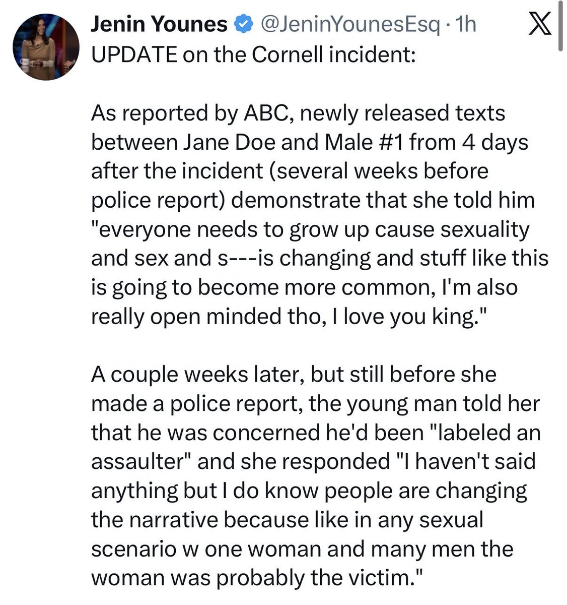 tsort9's tweet photo. @TheRealEEast Yes. She had sex with people who were unconscious..Also we have had some developments.. https://t.co/mdKuzfQ9KQ