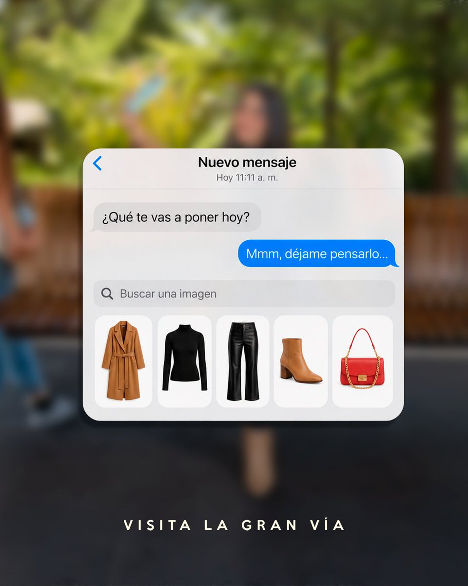 LAGRANVIASV's tweet photo. Ya decidiste qué ponerte hoy? 👀✨
Encuentra ese look que tienes en mente recorriendo tus tiendas favoritas en La Gran Vía. 🛍️

Ahora cuéntanos: ¿qué pieza de este outfit sería la primera que agregarías a tu clóset? 👇

#LaGranVía #YaEsParteDeTi https://t.co/fN1pag9yr4
