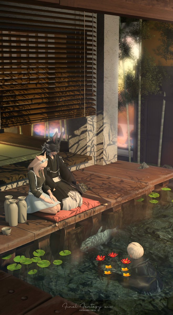DamiDeathiimj's tweet photo. おはララ！
SS撮ってたらあきらかに目線感じるときあるよね
気付いたら水中土下座させられてました
昨日のやついいねありがとうございます
順次SSのお誘い行きます！
#FF14 #FF14フレンド募集 #おはララ 
#水中土下座 https://t.co/hkpp5O036M