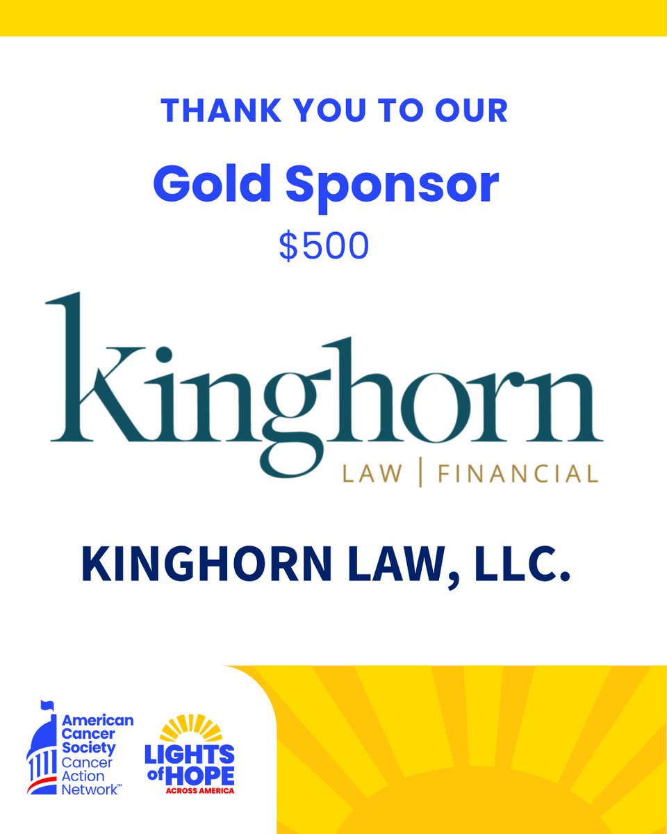 ACSCANAZ's tweet photo. We 💙our #LightsofHope sponsors! 🕯️
Thank you to @KinghornLaw, @CreditUnionWest,
and the Gillard family for your generosity.
Our donors help fuel our mission to end cancer as we know it, for everyone. #FightCancer https://t.co/pT1vOFYSUJ