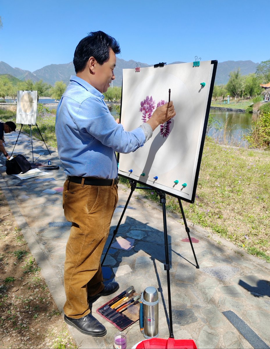 wuene698668's tweet photo. At the crossroads of creativity and precision, Fu Wenmao’s bold artistic vision shines through every vivid stroke, leaving a memorable mark that lingers on the mind. https://t.co/0R2hlOHzfe
