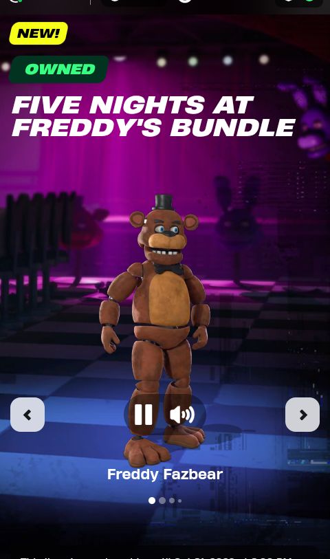 TJ_Smallwood_'s tweet photo. Hey @awesomee_meh 😊👋

I Just Bought The New Five Nights At Freddy's Bundle Using Code REPULSA. 🫡✌️ https://t.co/89O0orKVDI