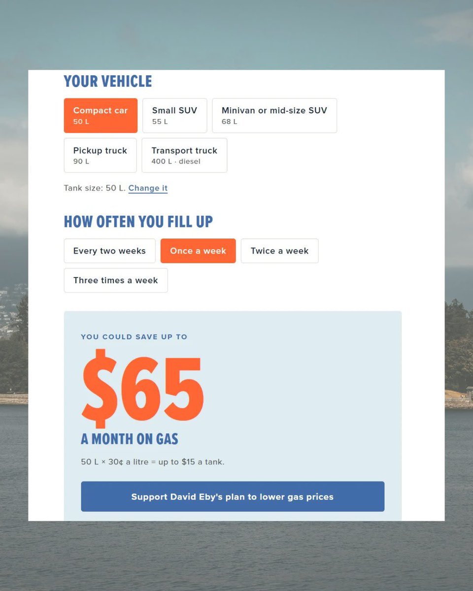 JagrupBrar1's tweet photo. With gas prices driving up household costs, our plan would lower prices by up to 30¢ per litre, saving drivers up to $20 per fill-up and helping a typical two-car Surrey family keep more money each month. 

The calculations in these slides are based on one fill-up per week. https://t.co/euhEH6moSV