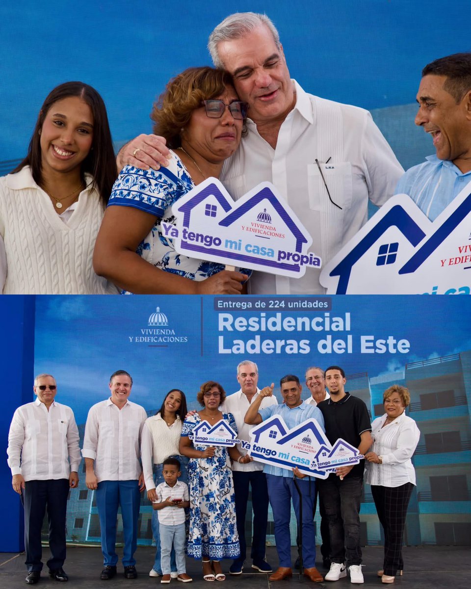 JoaquinFerndez's tweet photo. (2/2) que reafirma que garantizar un hogar digno sigue siendo parte fundamental de la política social de nuestro Gobierno.

¡Seguiremos entregando! 🇩🇴 https://t.co/WnUYXpNlFG