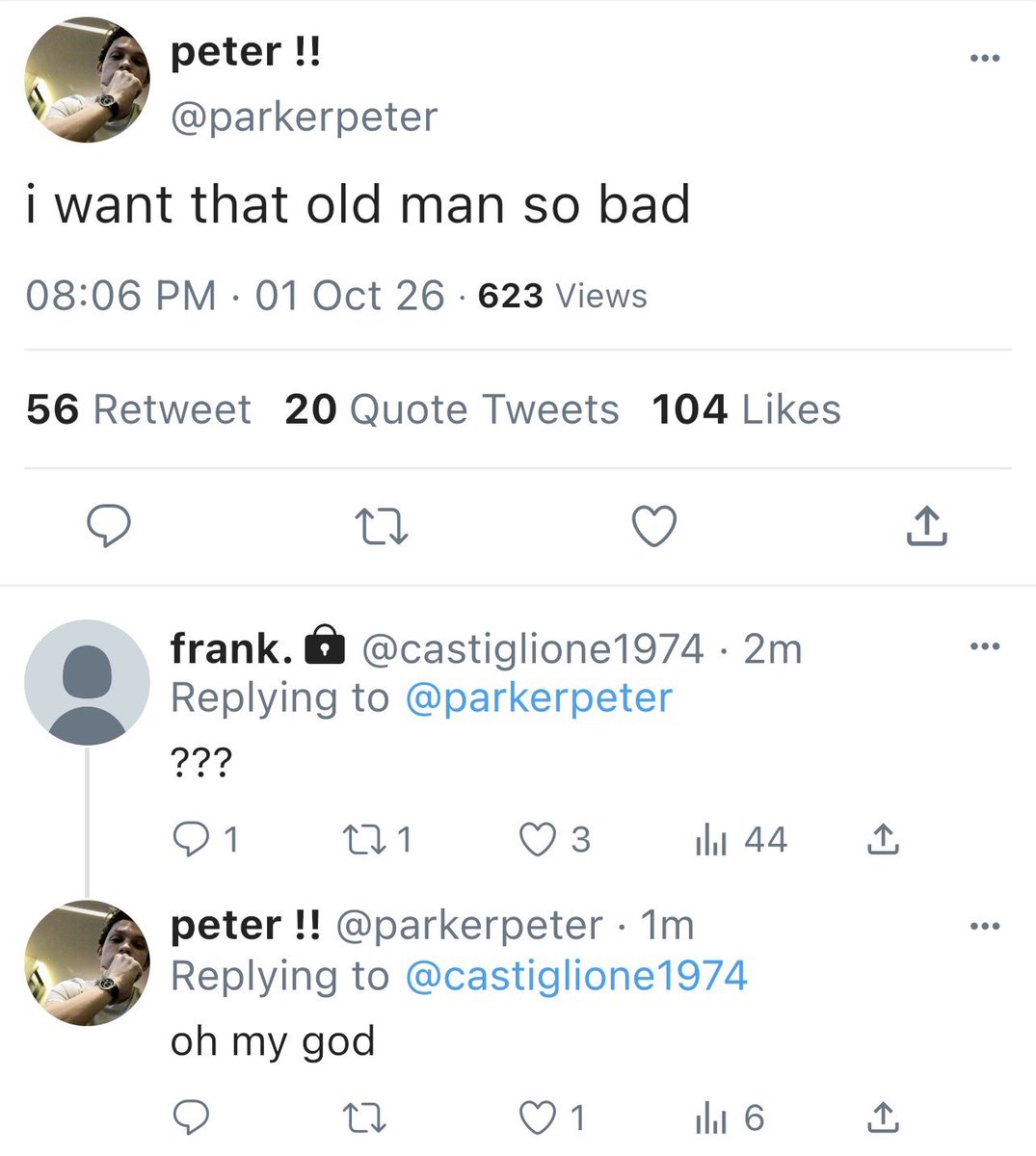 frnkcstlmustdie's tweet photo. yes this is ooc, i made this in less than 10 minutes pls dont kill me #peterfrank #spideycastle https://t.co/RfQXam1Vf1