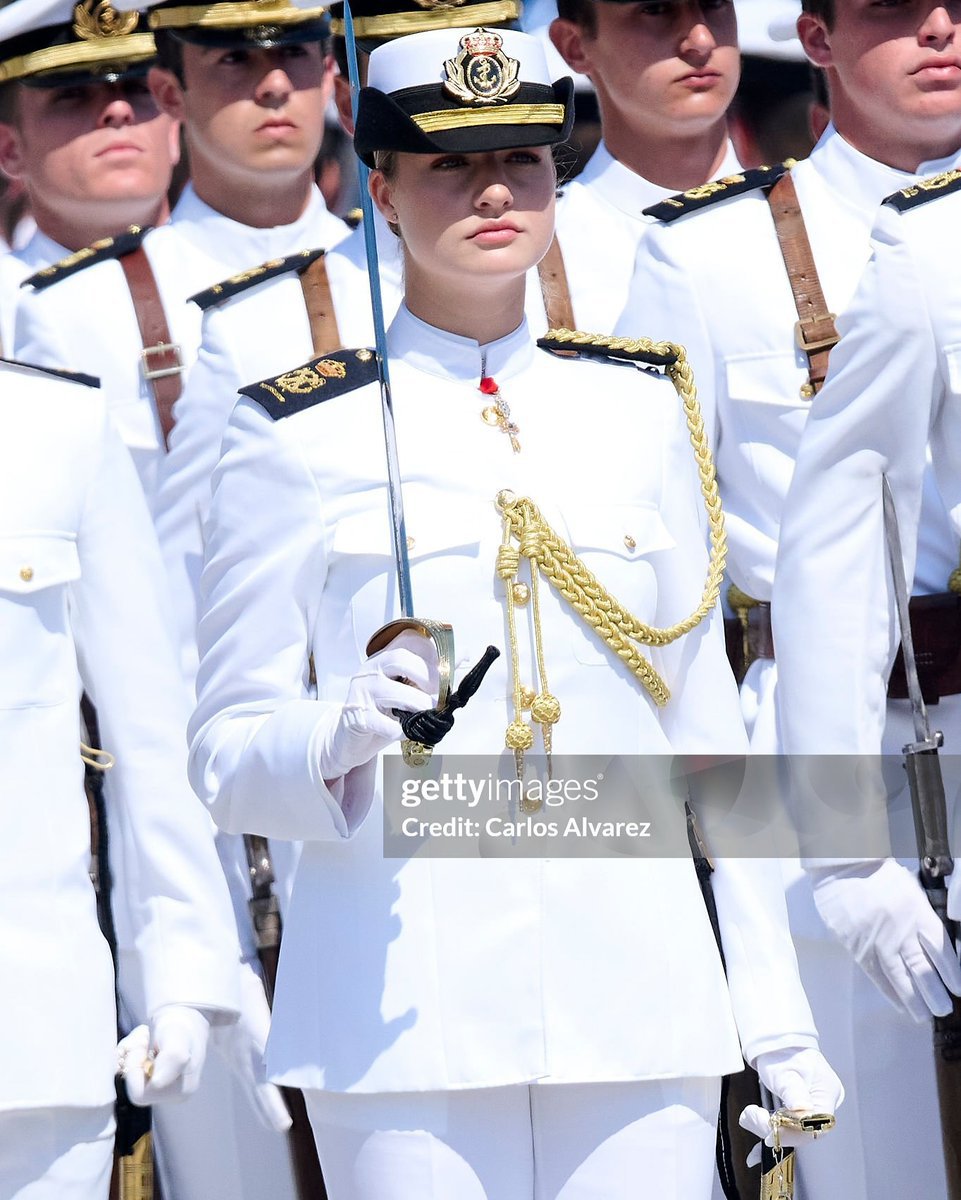 princessfelipes's tweet photo. Princess Leonor, King Felipe VI, Queen Letizia and Infanta Sofia attend a presentation of Royal dispatches of employment at Escuela Naval on July 16, 2025 in Marin, Pontevedra, Spain.🎶✨ https://t.co/uOf9MRkGQP