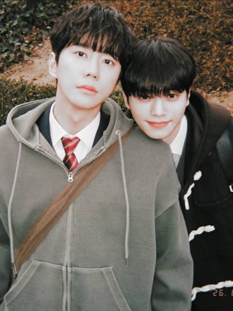 fox_jun22's tweet photo. Mind y'all, every single one of them rested their chin on Junyoung's shoulders. 🤤🤤🤤 https://t.co/VODbmwrAmp