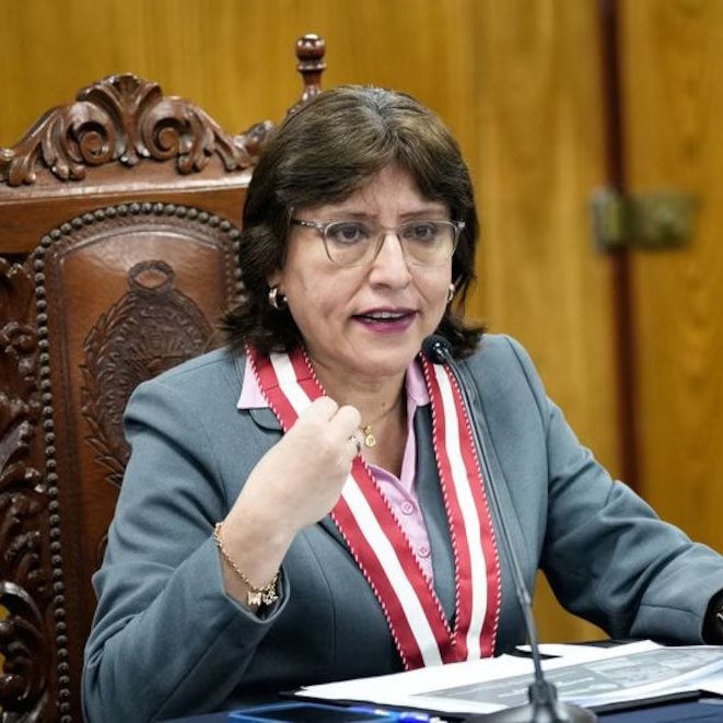 maagnetar's tweet photo. PJ declara fundada la demanda de Delia Espinoza contra el JNE por excluirla del padrón electoral a raíz de la inhabilitación del Congreso. Juzgado declara nula su exclusión y ordena al JNE que se le permita votar este domingo 4 https://t.co/eihfnJkoYe