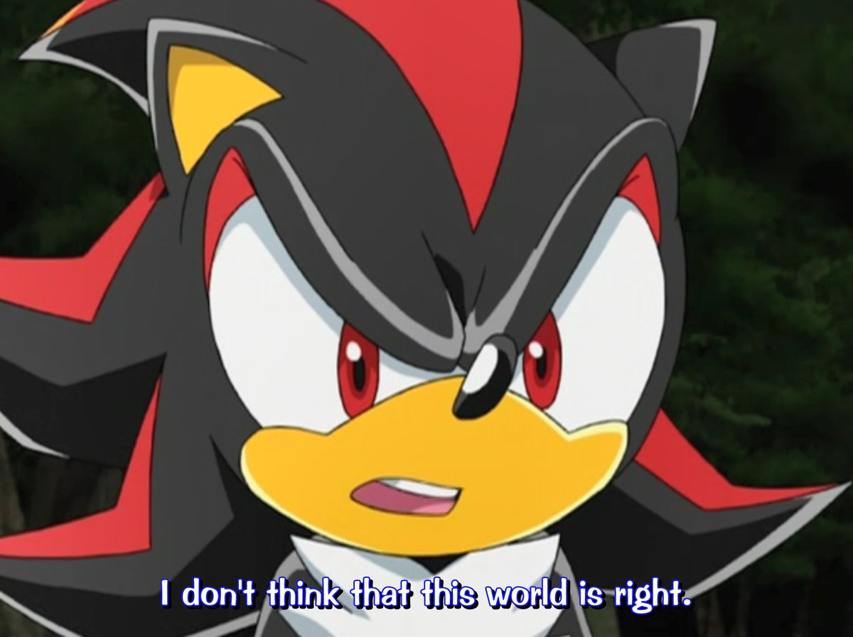 candyypirate's tweet photo. thinking about this again and feeling sick to my stomach bc he never says these things about sonic's world-- sonic's world feels right to him... https://t.co/8eULe7bFui
