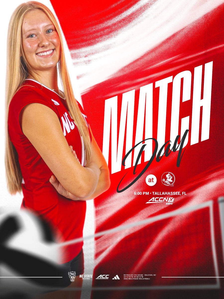 PackVball's tweet photo. Match No. 14 loading

🆚 Florida State
⏰ 6pm
📍 Tallahassee, FL
📺 ACCNX https://t.co/7Cl2OdsqEp