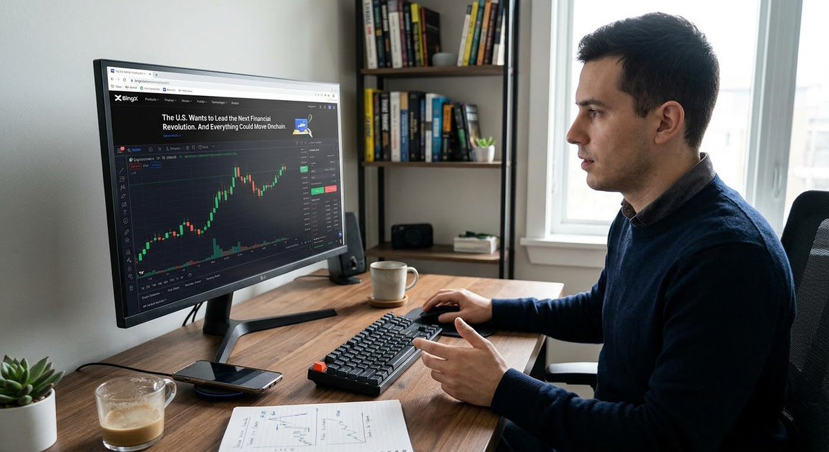 Zenvyro__'s tweet photo. Tokenization could reshape how we access stocks, funds, commodities and other assets. I like the multi-asset direction because I can already watch crypto, stocks, indices and metals in one place with BingX as markets continue converging.
#BingX https://t.co/9doXLW85xx