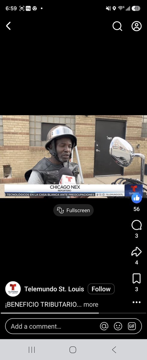 ChecaugoCab's tweet photo. I was interviewed by Telemundo St Louis on Wednesday September 30, 2026 regarding the high azz gas ⛽️ prices.@ChecaugoX

Triumph Motorcycles 🏍 Moto Europa 3410 Locust St. https://t.co/f4JJIcHjiu