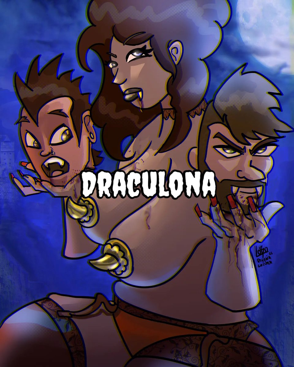heylobosh's tweet photo. Finally October!!! The best time of the year starts today!! My birthday tomorrow and halloween de 31st, long live the spooky month 🎂🥳🎃 heres my Draculona illustration from 2022

#october #draculona #spookyseason #horrorart #waifu https://t.co/HKQWjjbwM2