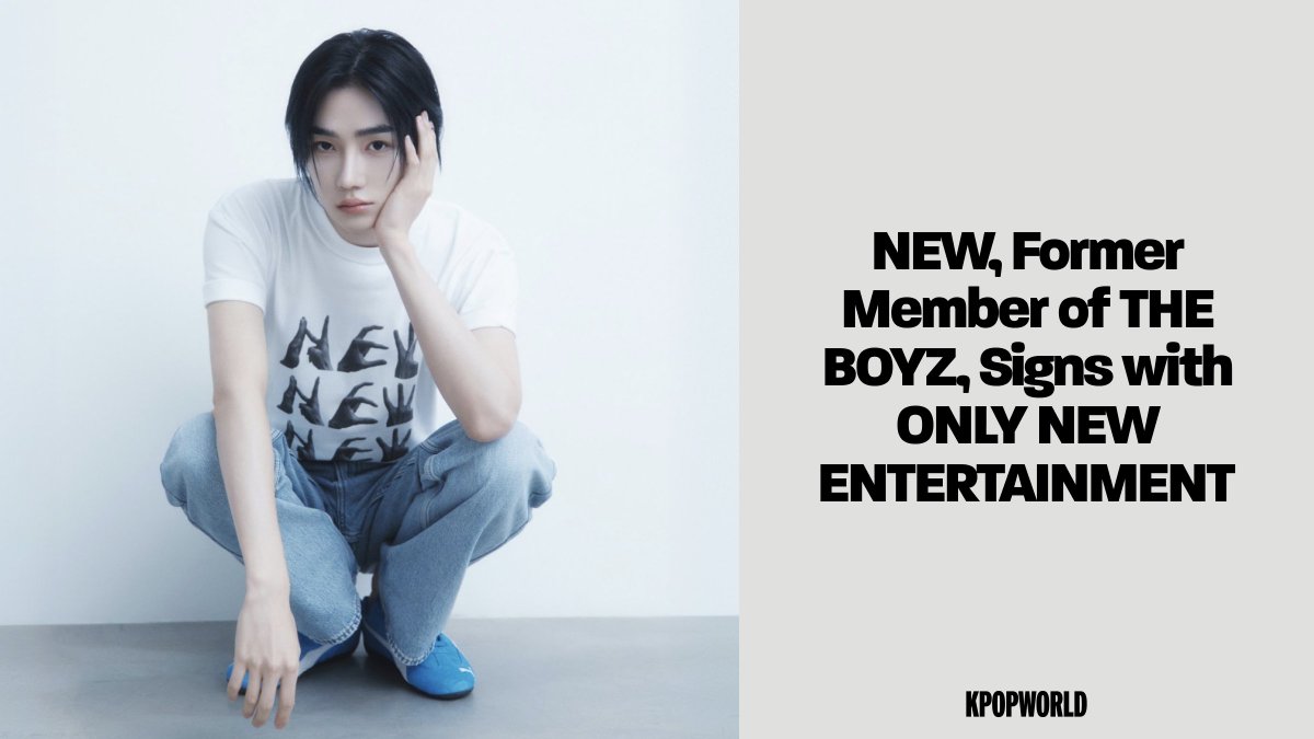 KPOPWORLD's tweet photo. Ex-THE BOYZ member NEW has signed an exclusive contract with one-person agency ONLY NEW ENTERTAINMENT as of September 28, 2026.

“NEW is an artist who not only possesses a distinct vocal tone and solid skills but can also showcase his own unique colour across various fields,” a statement from ONLY NEW ENTERTAINMENT reads. “We will work with him to find the right direction and provide active support so he can fully realise his potential.”

This venture marks his first as a solo artist, following his departure from THE BOYZ, and reportedly ONE HUNDRED LABEL, in August. #NEW #TheBOYZ 

Read here: https://t.co/CG4qti9YuA