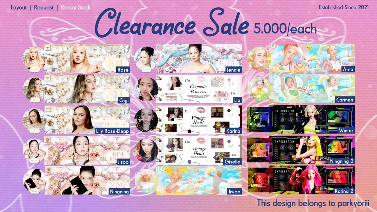 muanners's tweet photo. Bantu repost yaa, akuu ada layout Clearance Sale yang bisa ditake sampaai akhir bulan Desember 🛍️☝🏻 masih bisa retext yaa

#bealanja https://t.co/IdNP3xuTsj