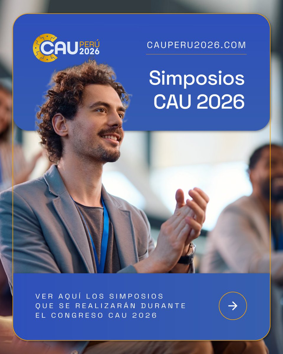 CAU_URO's tweet photo. ¡Agenda lista para los Simposios Sociedades en el #CAU2026! 🗓️🇵🇪
Acompáñanos en Lima: 🇦🇷🇧🇴🇵🇾 07/Oct | Salón Cajamarquilla🇵🇪 08/Oct | Salón Huallamarca🇨🇴🇵🇦🇪🇨 09/Oct | Salón Mateo Salado⏰ 17:00 h
🔗 https://t.co/fL0G68qKb2
#Urología #Medicina https://t.co/riAuLcK2pM